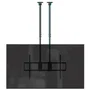 Tooq Soporte de Techo Extensible Doble Mástil para Pantallas 60-120 pulgadas, Negro